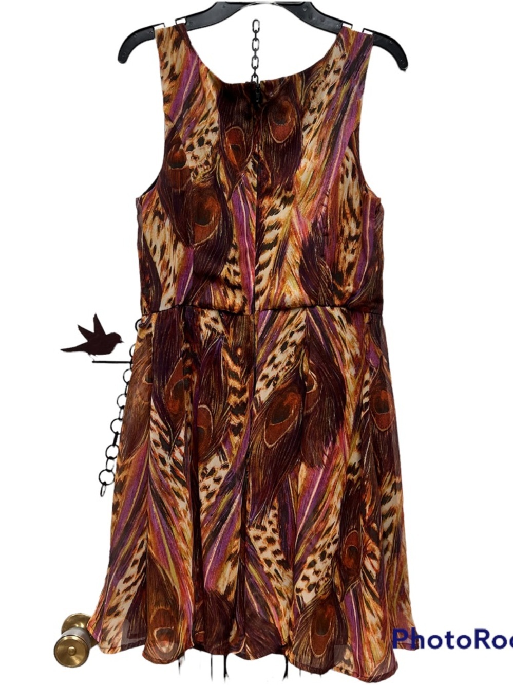 Fire Los Angeles Brown, Purple & Black Animal-Print Jacket